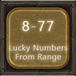 Lucky Numbers from a Range
